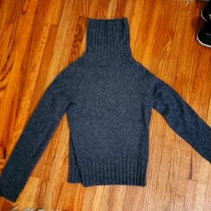Gray Turtleneck Sweater